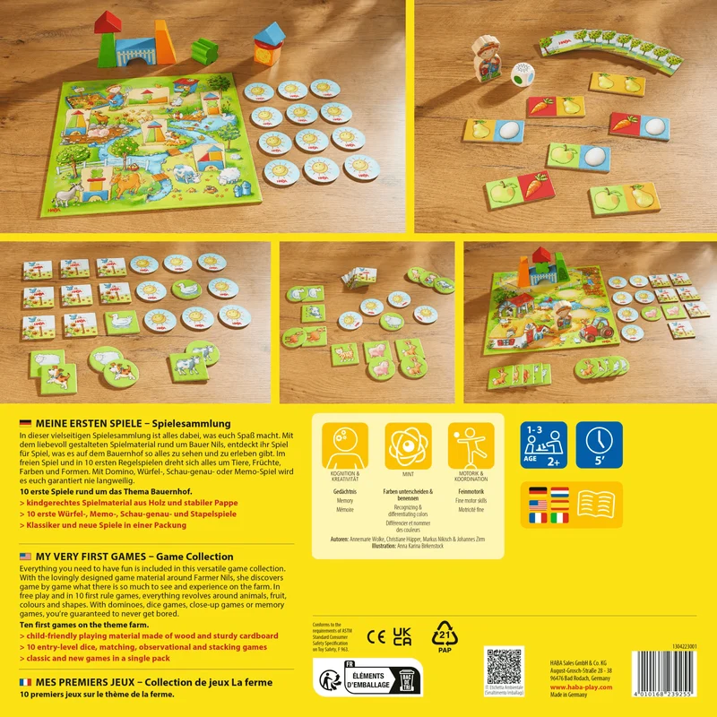 HABA Meine ersten Spiele – Spielesammlung