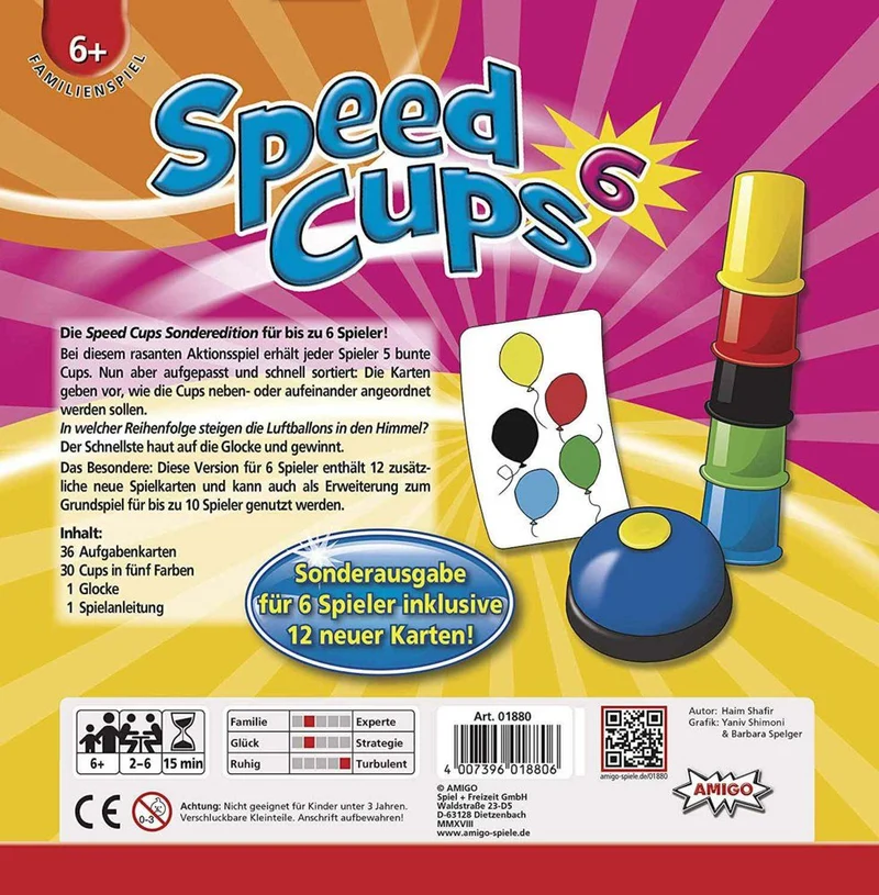 Speed Cups 6 – Rasantes Reaktionsspiel mit Bechern