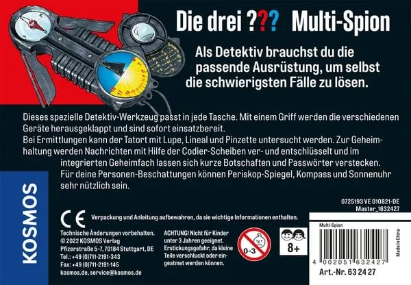 Die Drei ???: Multi - Spion Detektiv-Set