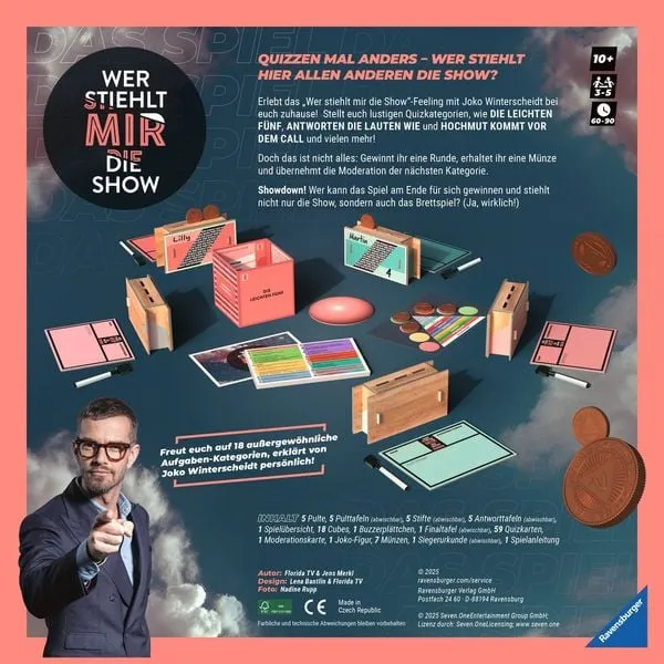 Wer stiehlt mir die Show? – Offizielles ProSieben Brettspiel & Quizspaß
