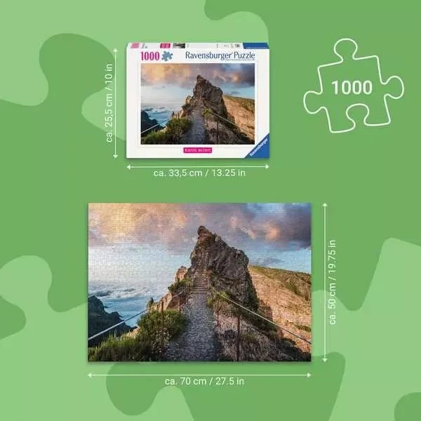 Erwachsenenpuzzle Himmlischer Bergpfad – 1000 Teile