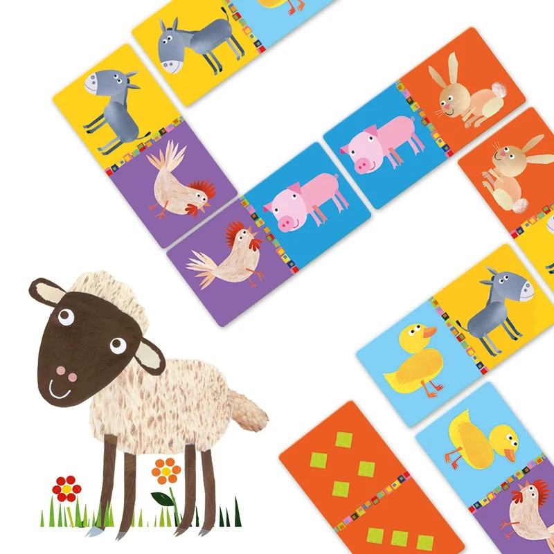 Kinder-Domino Bauernhof