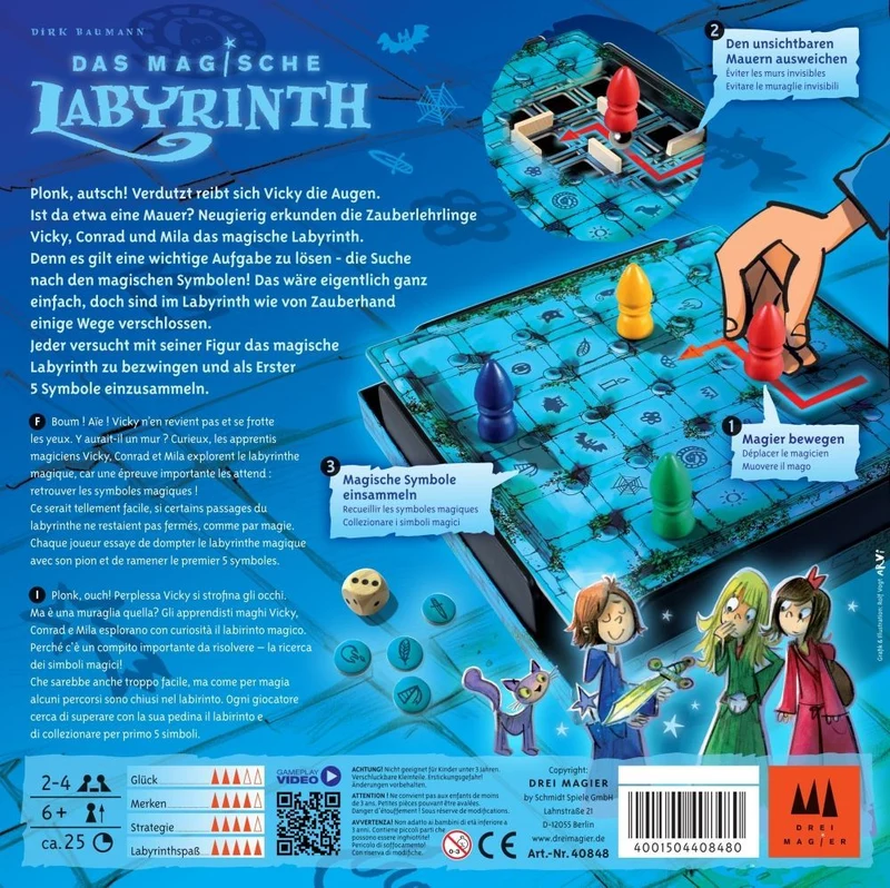Drei Magier: Das magische Labyrinth, Kinderspiel