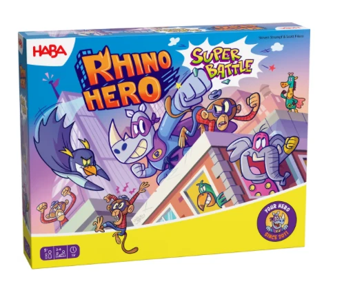 HABA Rhino Hero – Super Battle 3D Stapelspiel