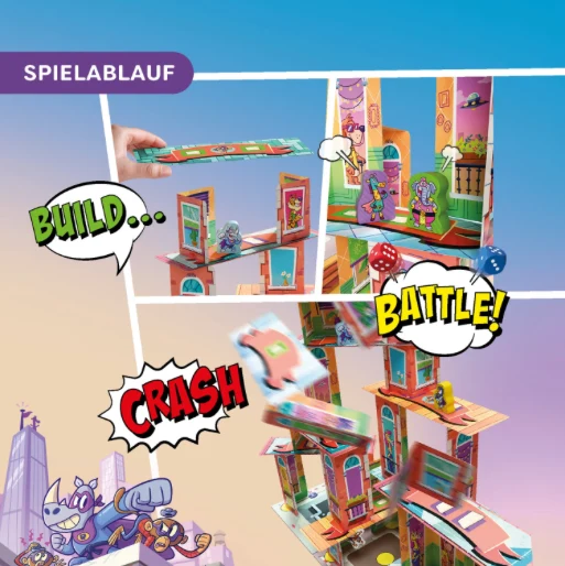 HABA Rhino Hero – Super Battle 3D Stapelspiel