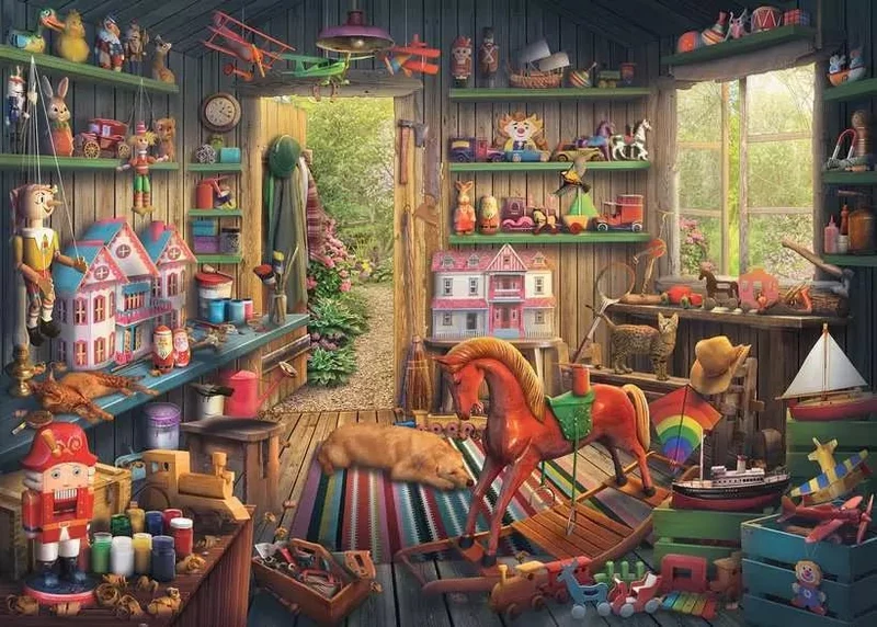 Erwachsenenpuzzle – Spielzeug von damals – 1000 Teile