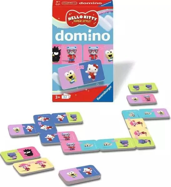 Domino Hello Kitty – Reisespiel ab 3 Jahren