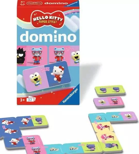 Domino Hello Kitty – Reisespiel ab 3 Jahren