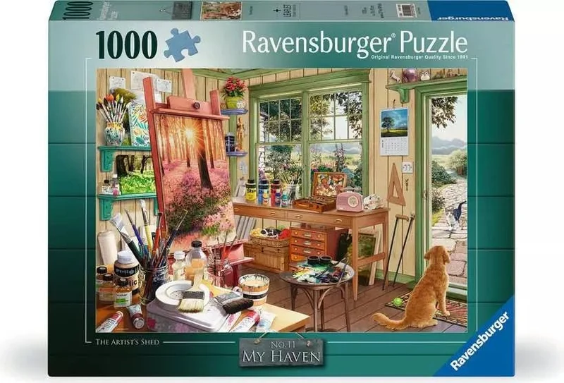 Erwachsenenpuzzle Künstlerwerkstatt – 1000 Teile
