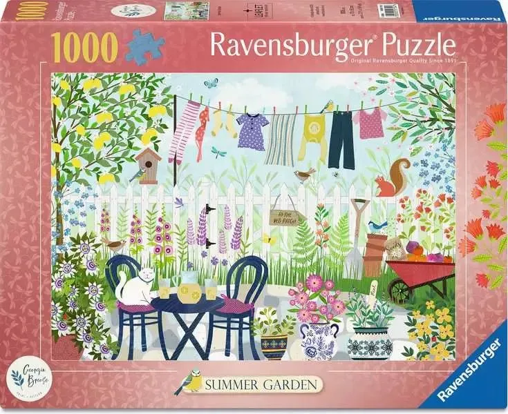 Erwachsenenpuzzle Sommergarten – 1000 Teile