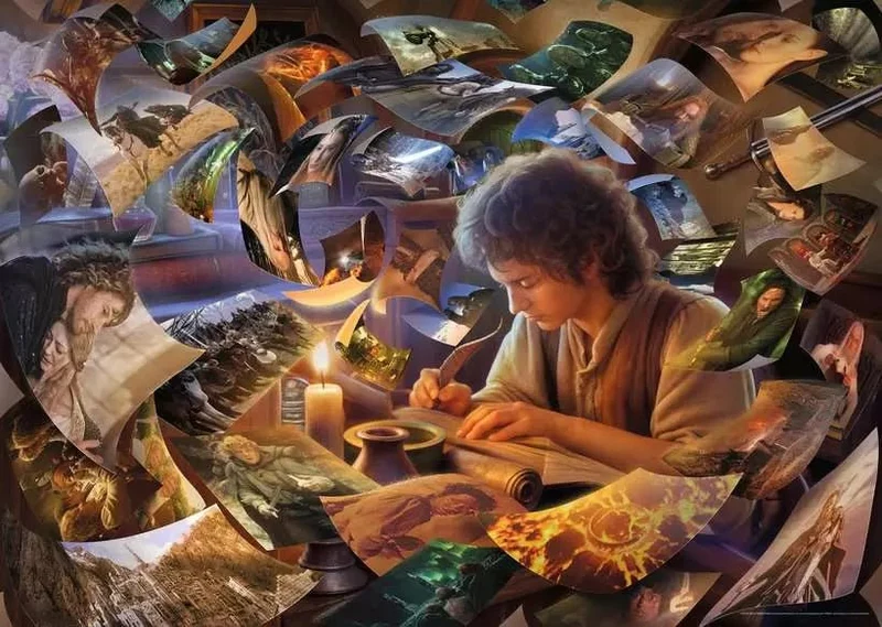 Erwachsenenpuzzle Frodo’s Reise – 1000 Teile