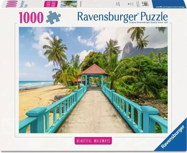 Erwachsenenpuzzle Farbenfrohe Brücke in Malaysia – 1000 Teile