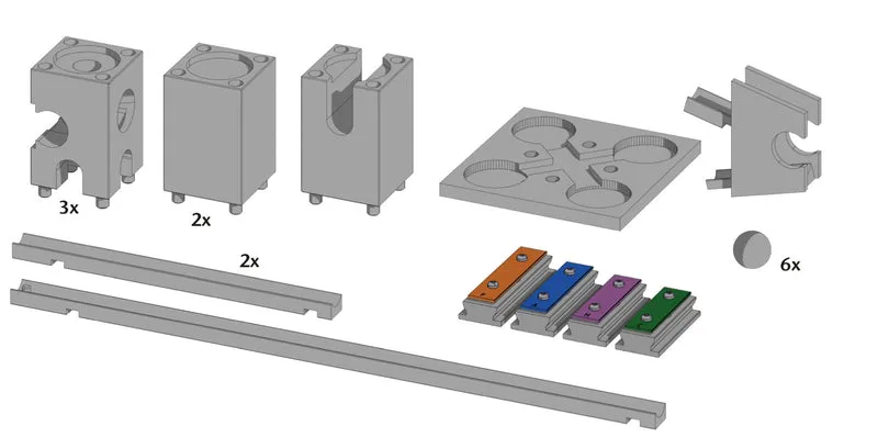 Kugelbahn Xyloba Erweiterung Piccolino > Mezzo