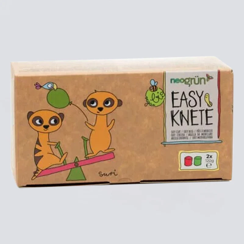 Easy-Knete 2er Set "Suri" rot/grün