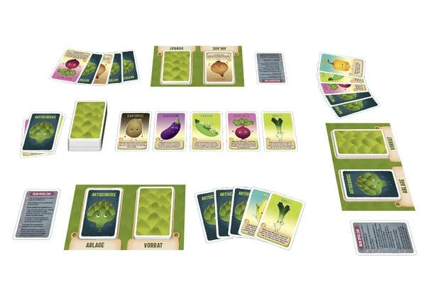Artischocken Kartenspiel – Strategisches Gemüsekartenspiel