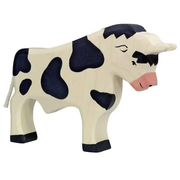 Spielfigur - Stier, schwarz