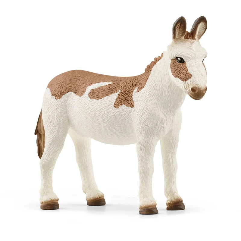 Tierfigur Amerikanischer Esel gefleckt – Schleich Farm World