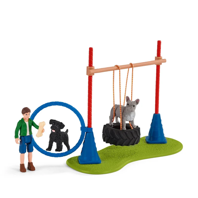 Spielspaß für Hunde – Schleich Farm World Set mit Bulldogge und Zwergschnauzer