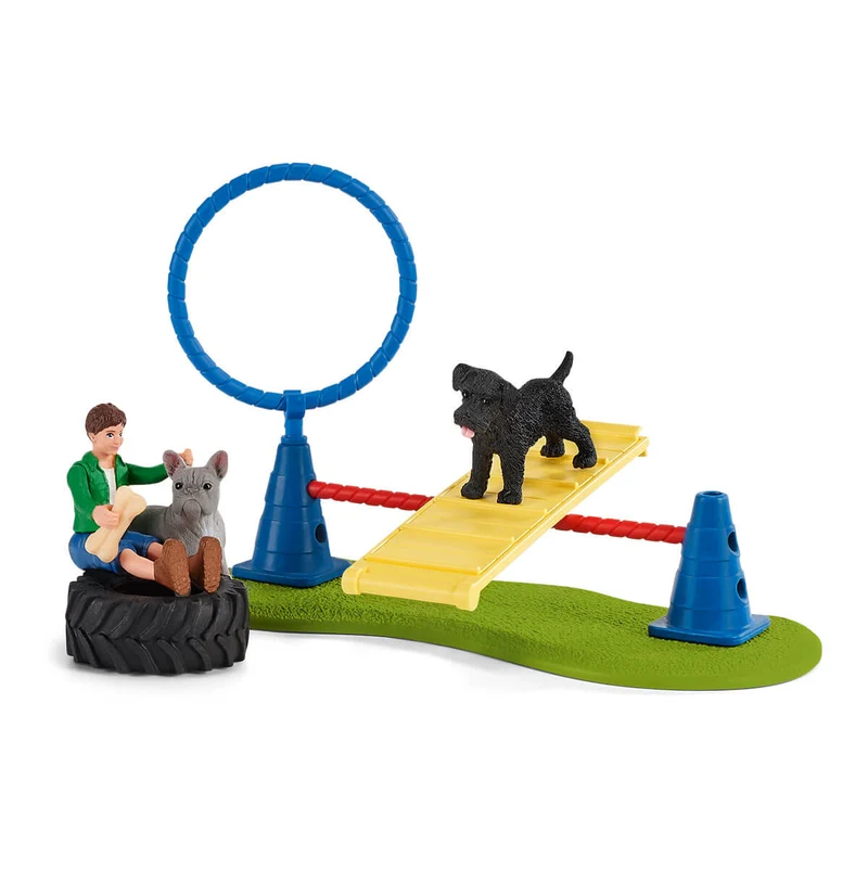 Spielspaß für Hunde – Schleich Farm World Set mit Bulldogge und Zwergschnauzer