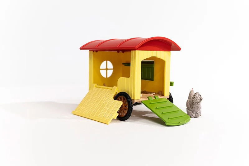Hühnerstall mit Hahn und Henne – Schleich Farm World