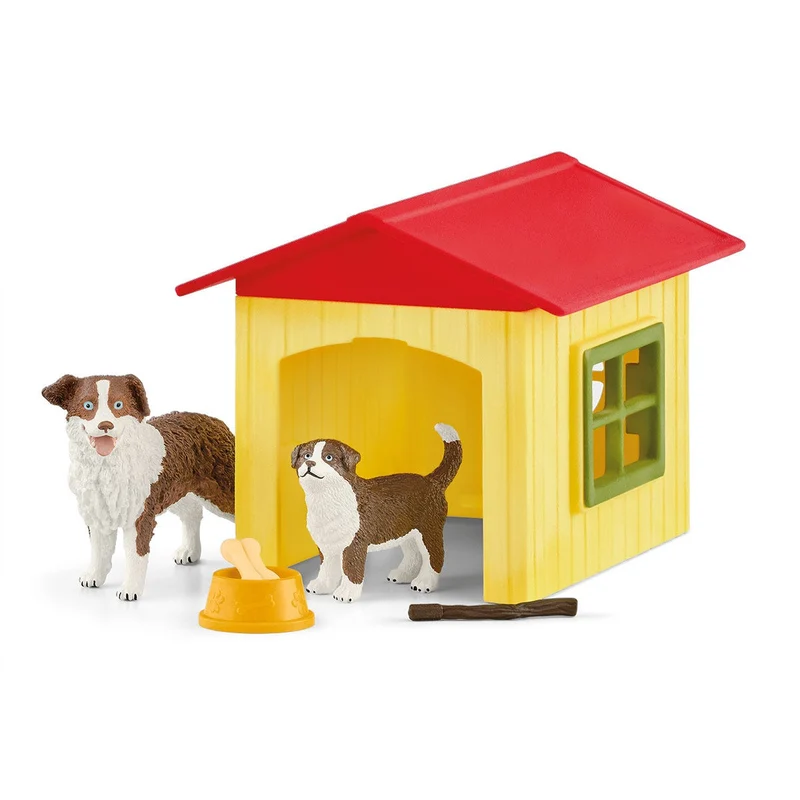 Hundehütte mit Australian Shepherd – Schleich Farm World