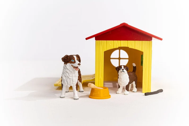 Hundehütte mit Australian Shepherd – Schleich Farm World