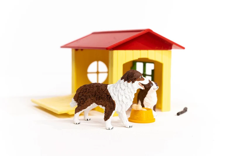 Hundehütte mit Australian Shepherd – Schleich Farm World