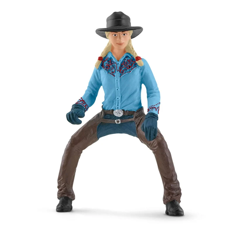 Team Roping mit Cowgirl – Schleich Farm World Westernset