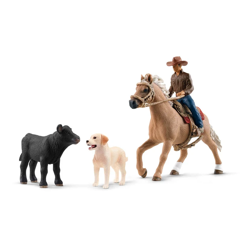 Westernreiten mit Cowboy – Schleich Farm World Westernset