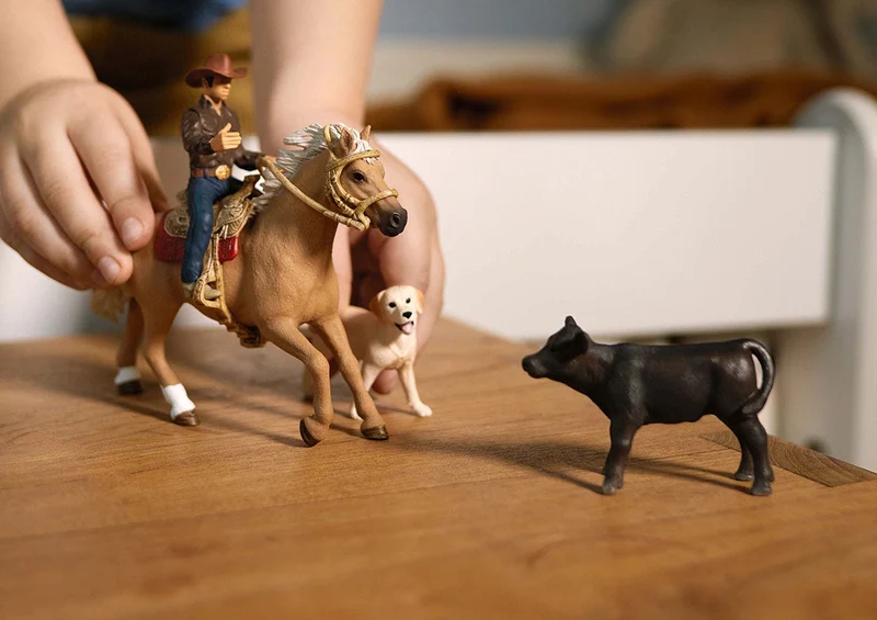 Westernreiten mit Cowboy – Schleich Farm World Westernset