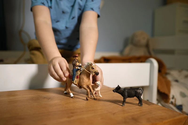 Westernreiten mit Cowboy – Schleich Farm World Westernset