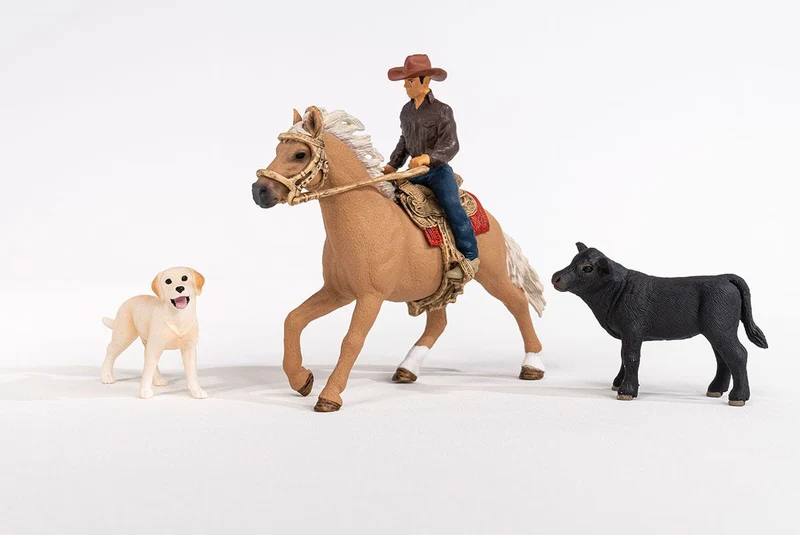 Westernreiten mit Cowboy – Schleich Farm World Westernset