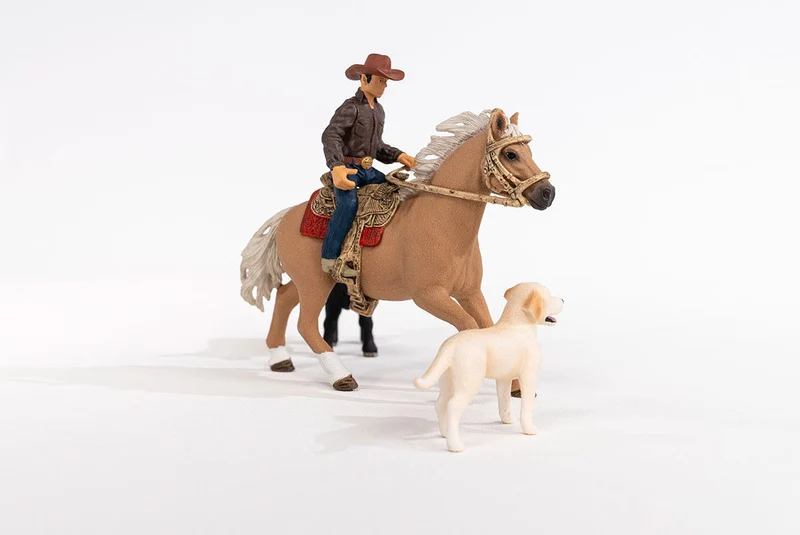 Westernreiten mit Cowboy – Schleich Farm World Westernset