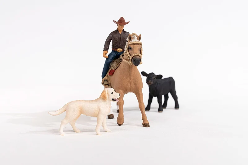 Westernreiten mit Cowboy – Schleich Farm World Westernset