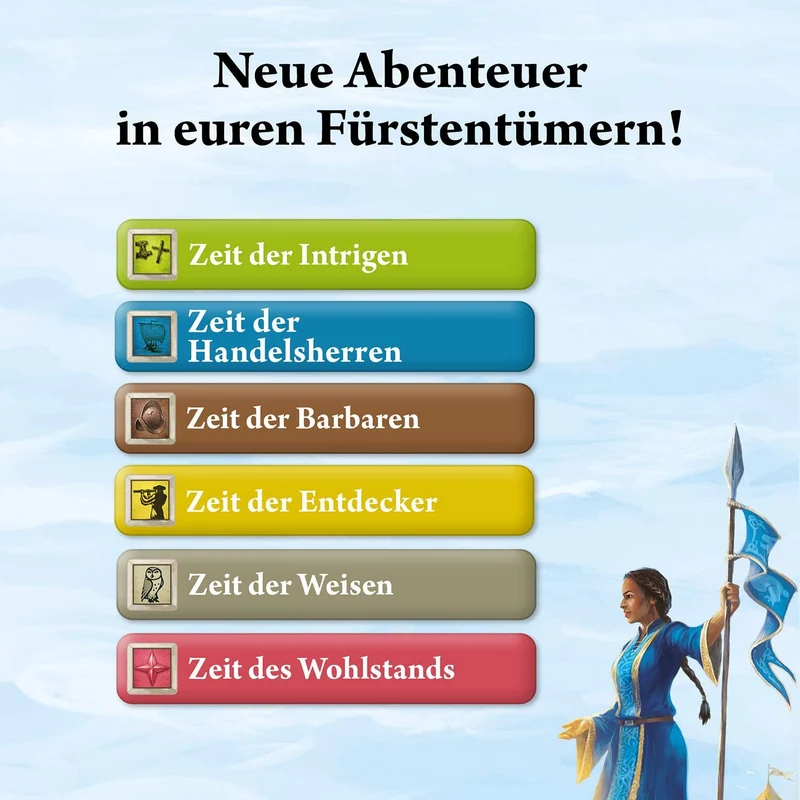 Catan - Erweiterung für das Duell - Finstere & Goldene Zeiten