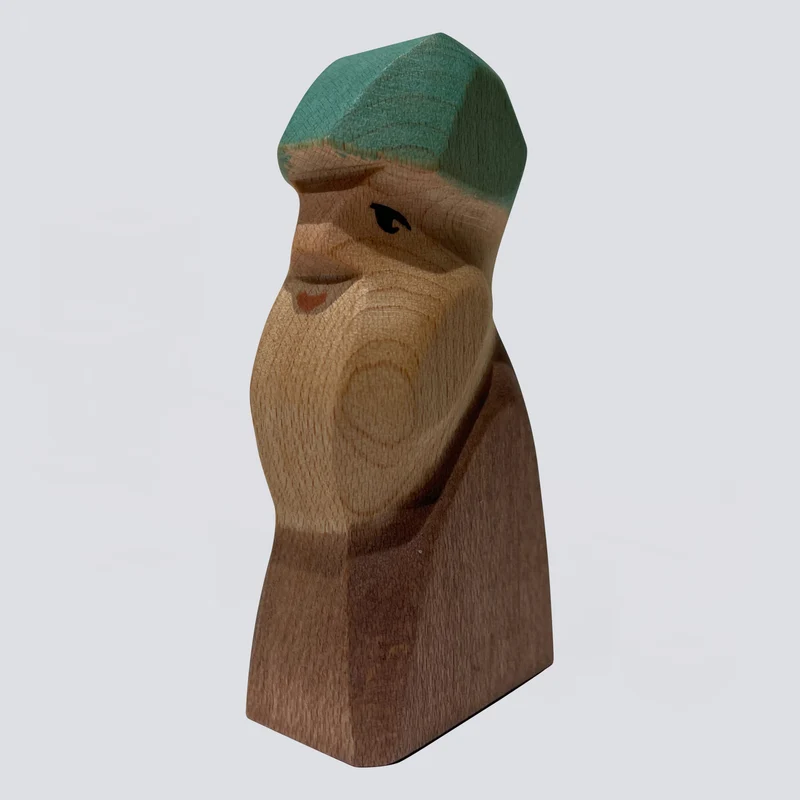 Holzwald Holzfigur Zwerg Anton