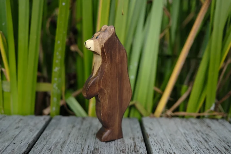 Holzwald Holzfigur Bär II