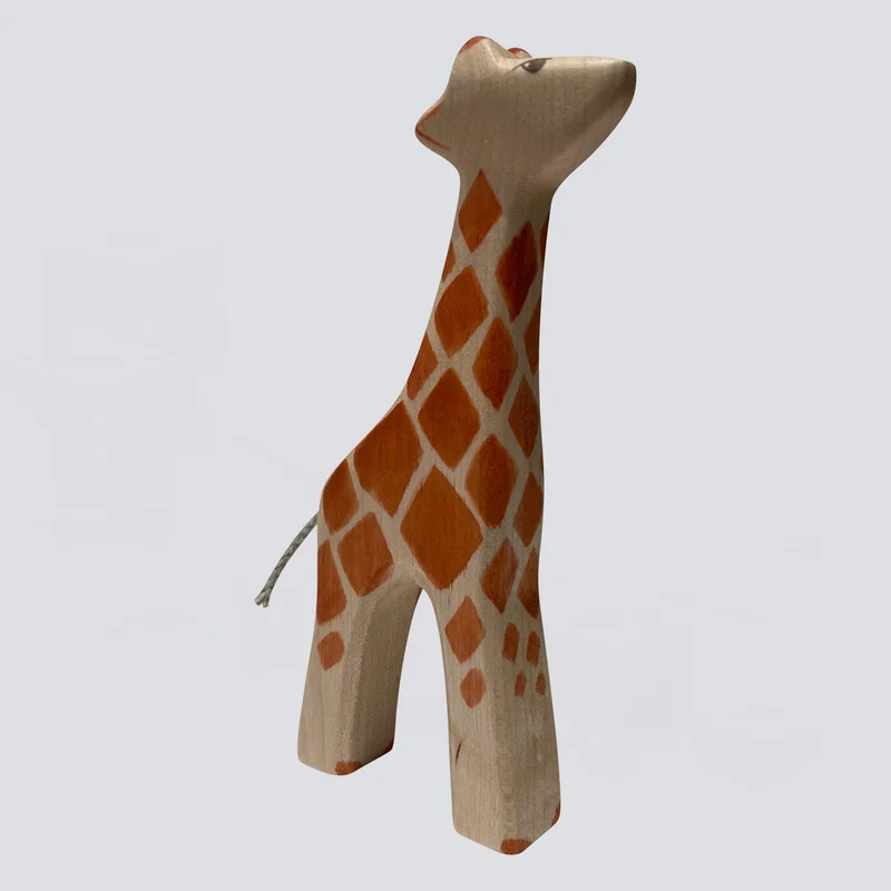 Holzwald Holzfigur Giraffe klein