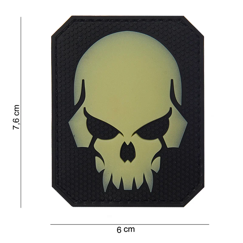 Patch 3D PVC Pirate skull