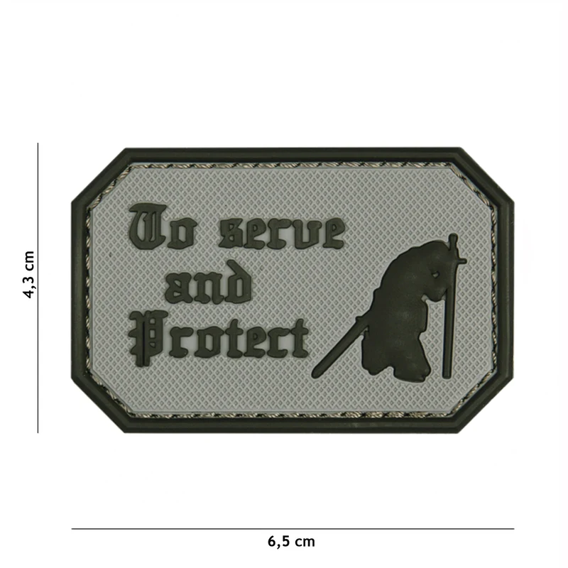 Patch 3D PVC To serve and protect