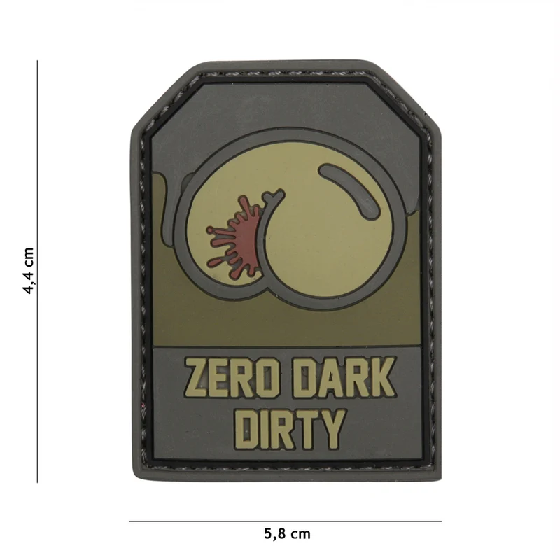Patch 3D PVC Zero Dark Dirty