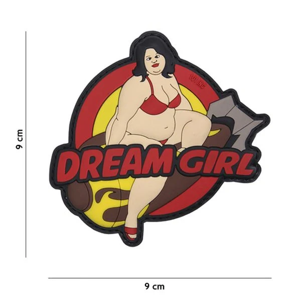 Patch 3D PVC Dream girl