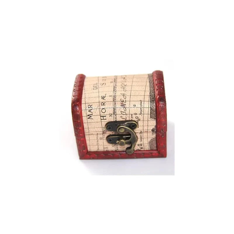 Mini Truhe mit Leder Design 9