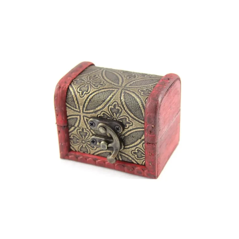 Mini Truhe mit Leder Design 3