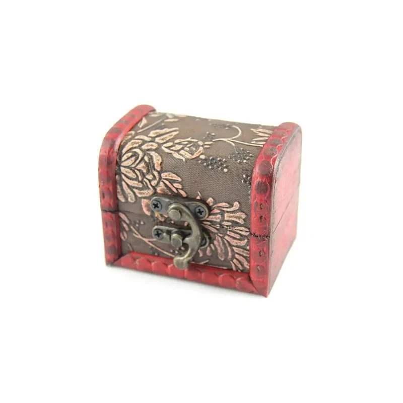 Mini Truhe mit Leder Design 2