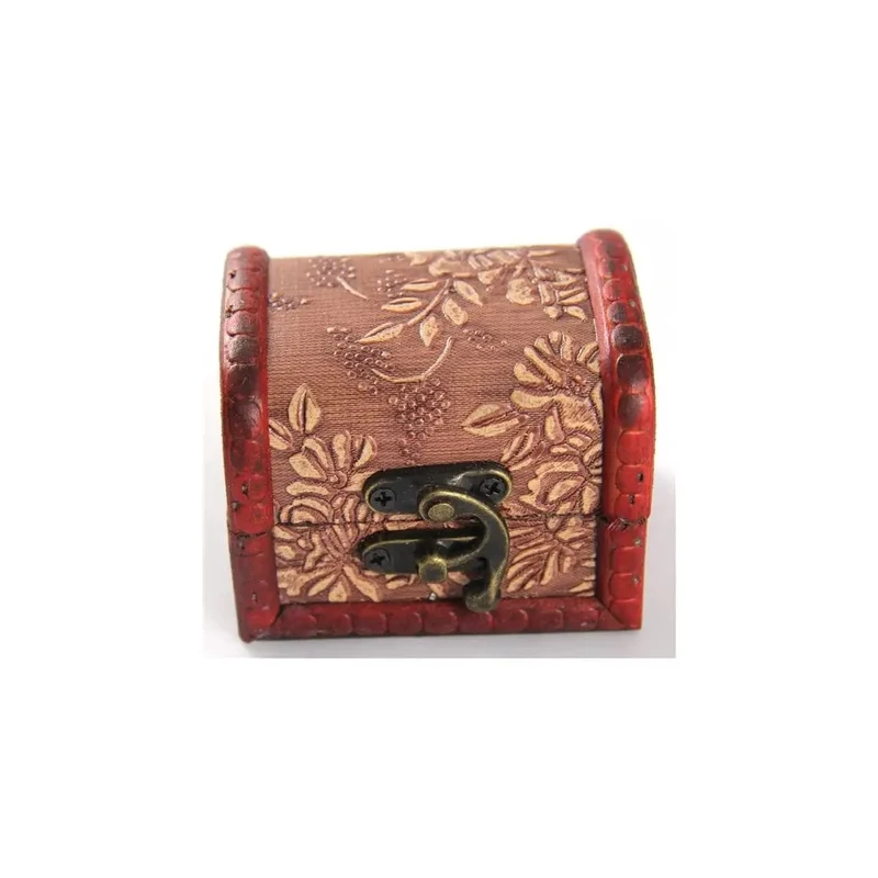 Mini Truhe mit Leder Design 10