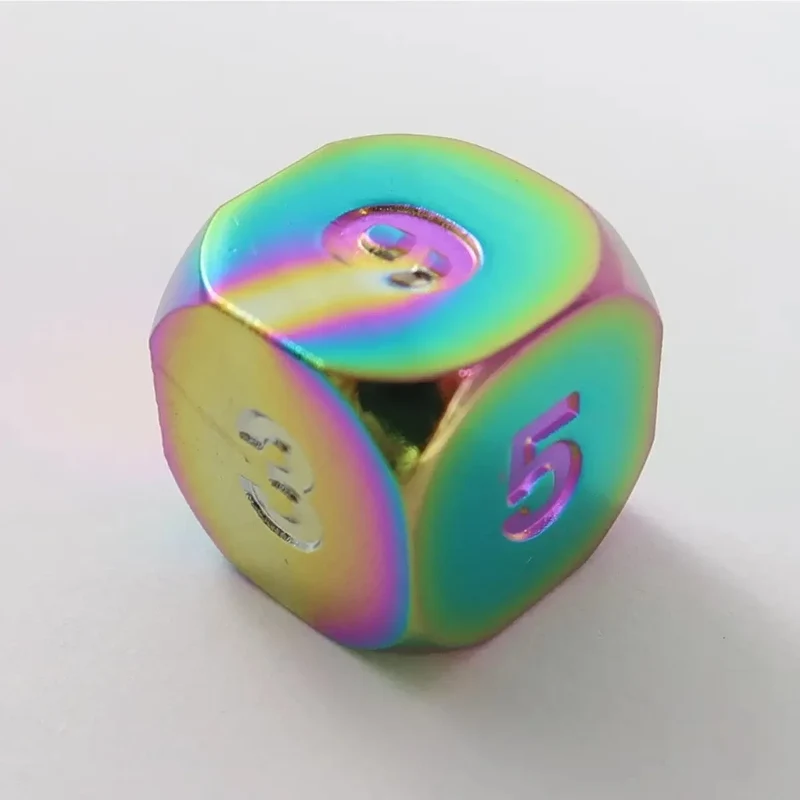 MetallWürfel W6 rainbow