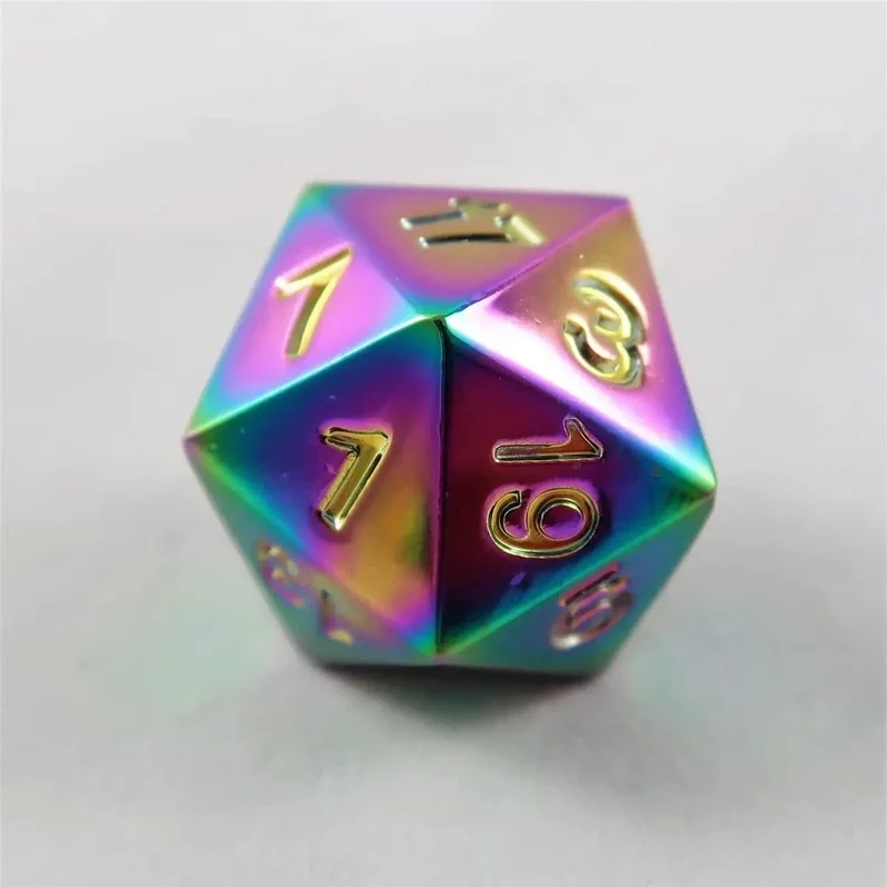 MetallWürfel W20 rainbow