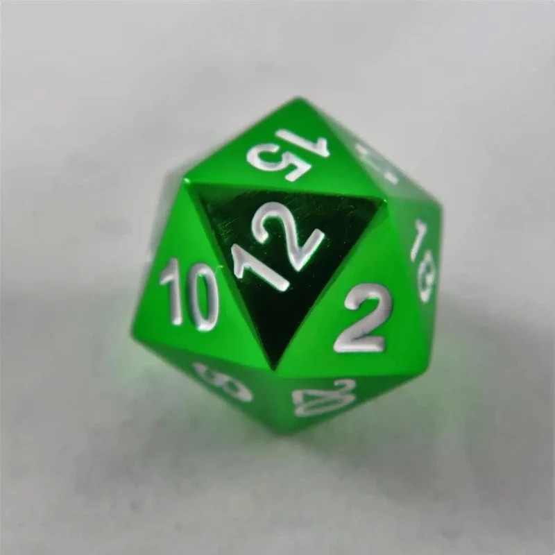 MetallWürfel W20 green