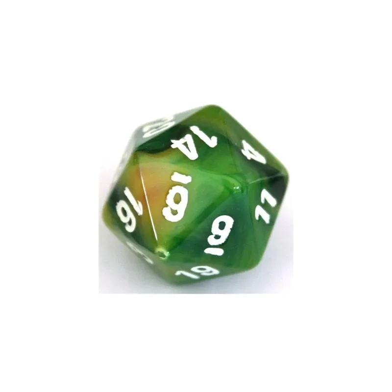 Chessex Phantom Green/White W20